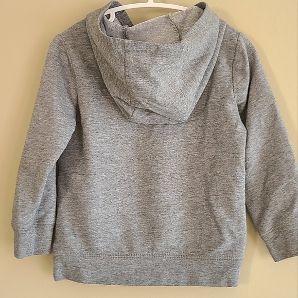 Grey light weight hoodie with monster truck on front - Picture 2 of 3